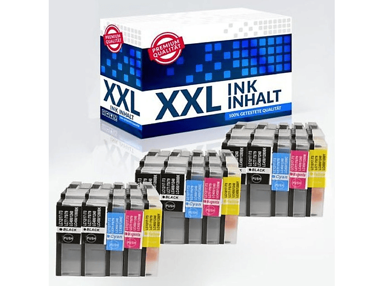 INBUSCO / KUBIS Mehrfarbig 1240 SET LC Tintenpatrone (15xLC1240)