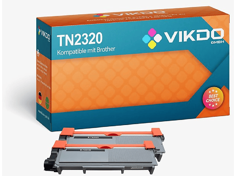 TN2320 INBUSCO (2xTN2320-V) SET Toner Schwarz KUBIS /