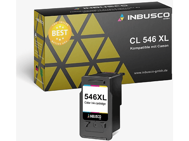INBUSCO / KUBIS PG 545- CL 546 XL-VAR-SET Color Tintenpatrone Schwarz (PG545-CL546XL-VAR-1xColor) | Tonerkartuschen