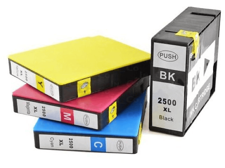 INBUSCO / KUBIS SET 2500 Tintenpatrone (4xCanon2500) Mehrfarbig
