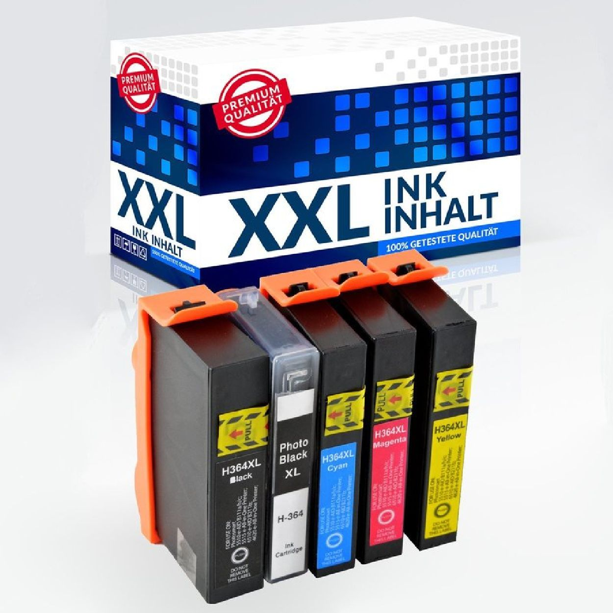 INBUSCO / KUBIS (5xHP364XL) 364 Tintenpatrone Mehrfarbig HP SET XL