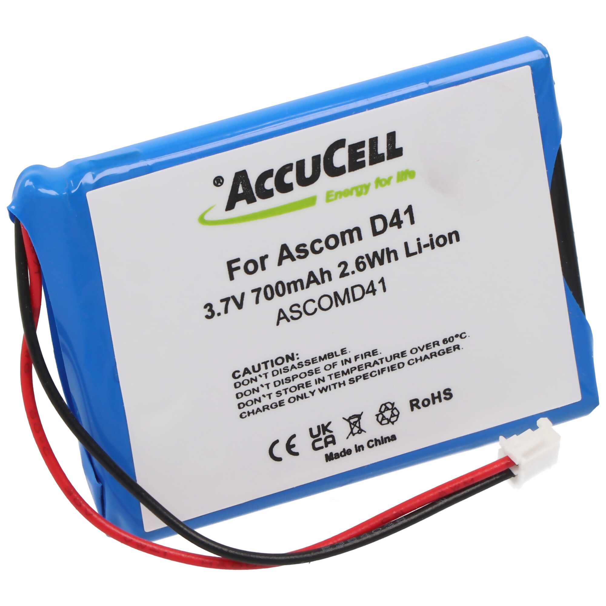 ACCUCELL Ascom D41 Uyumlu Li-ion Yedek Batarya/ Pil
