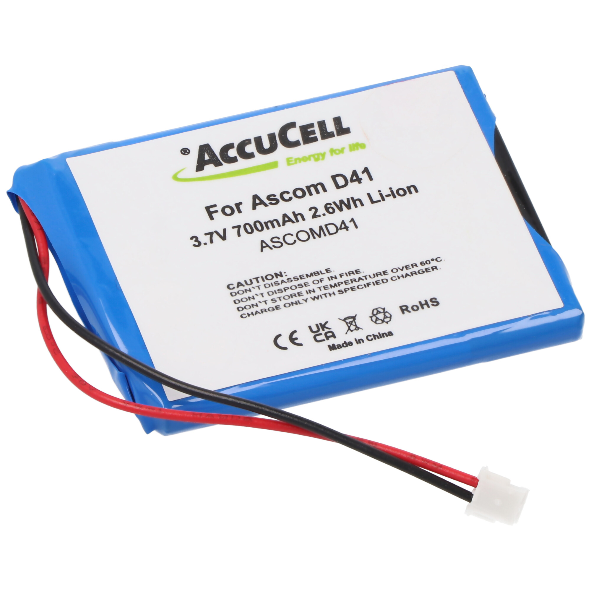 ACCUCELL Ascom D41 Uyumlu Li-ion Yedek Batarya/ Pil