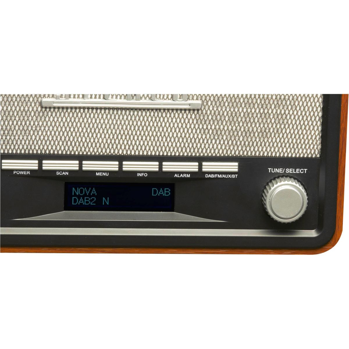 DENVER DAB-18 Dunkelbraun Radio, braun schwarz / Bluetooth, DAB