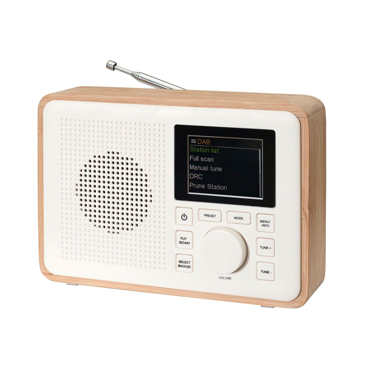 weiß / DENVER Bluetooth, Radio, DAB-60LW beige DAB+, Greenline