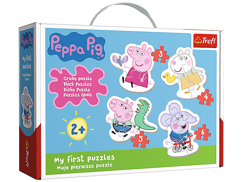 TREFL Peppa Pig 3-6 Puzzle - Teile Baby Puzzle - 36086