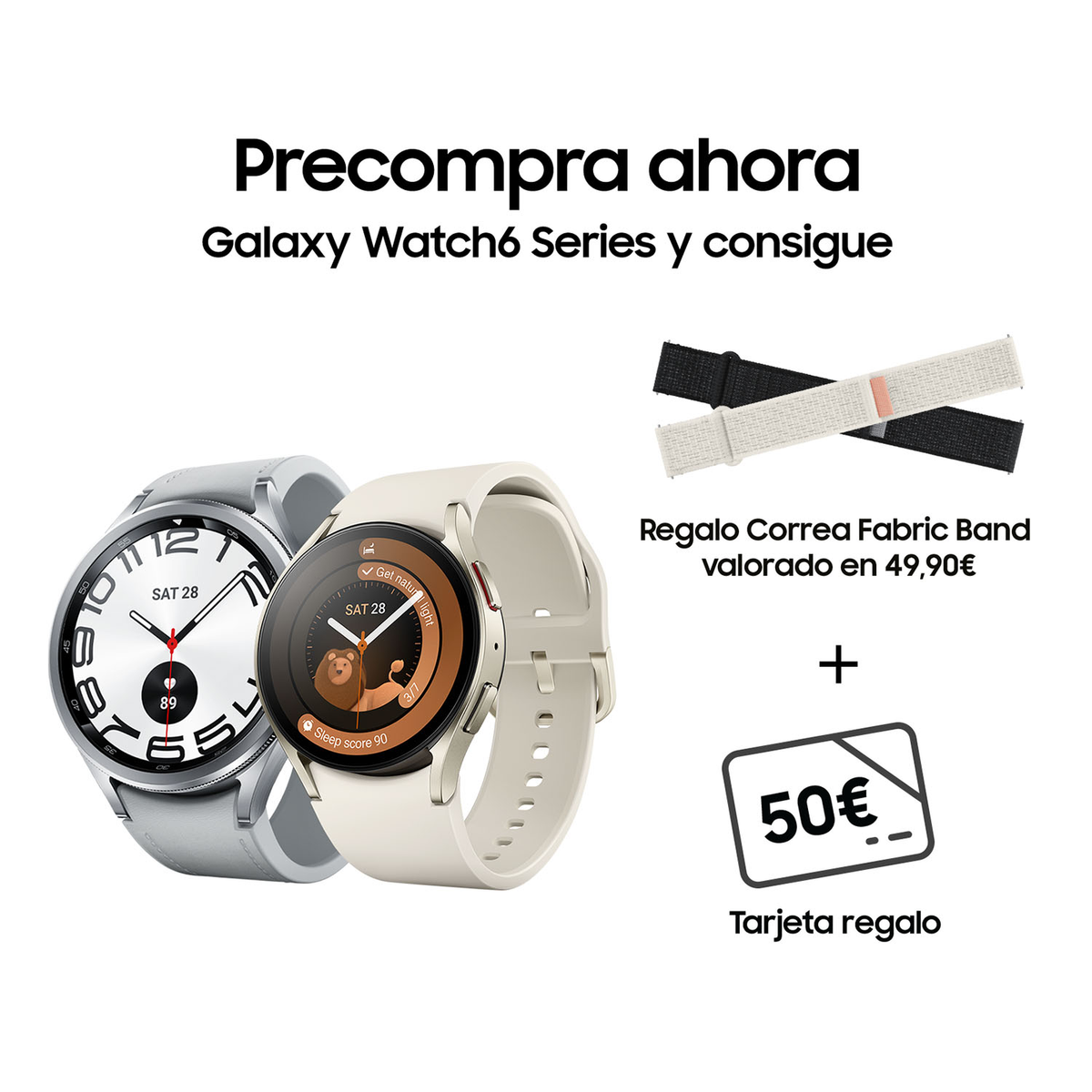 SAMSUNG Galaxy Silber Stahl, Smartwatch Watch6 Rostfreier