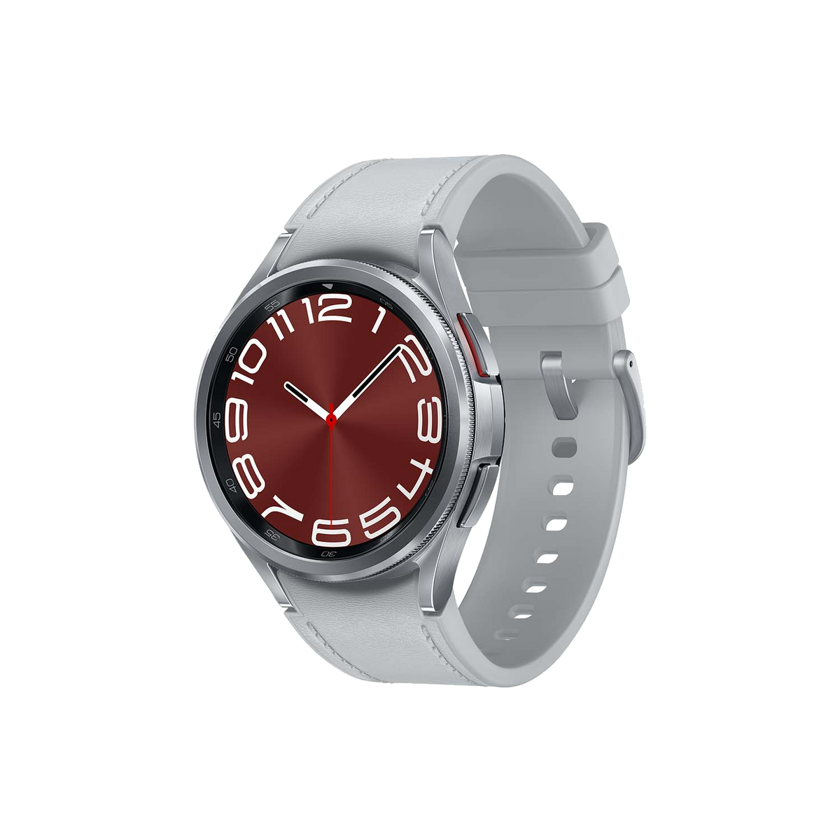 SAMSUNG Galaxy Watch6 Stahl, Rostfreier Smartwatch Silber