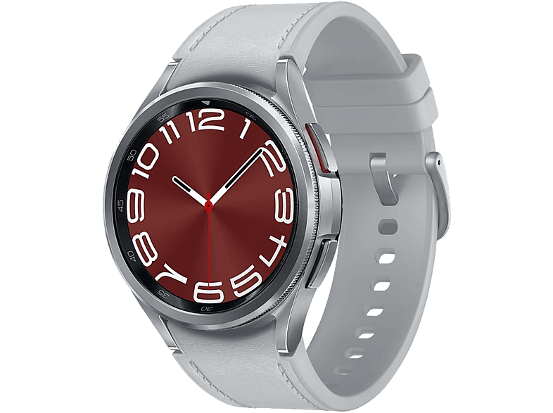 SAMSUNG Galaxy Watch6 Smartwatch Rostfreier Stahl, Silber