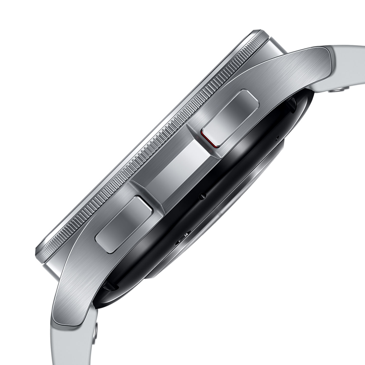 SAMSUNG Galaxy Silber Stahl, Smartwatch Watch6 Rostfreier