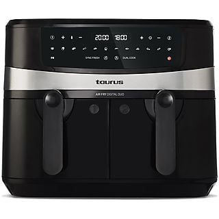 Freidora de aire - TAURUS AF2600D, 2600 W, Negro