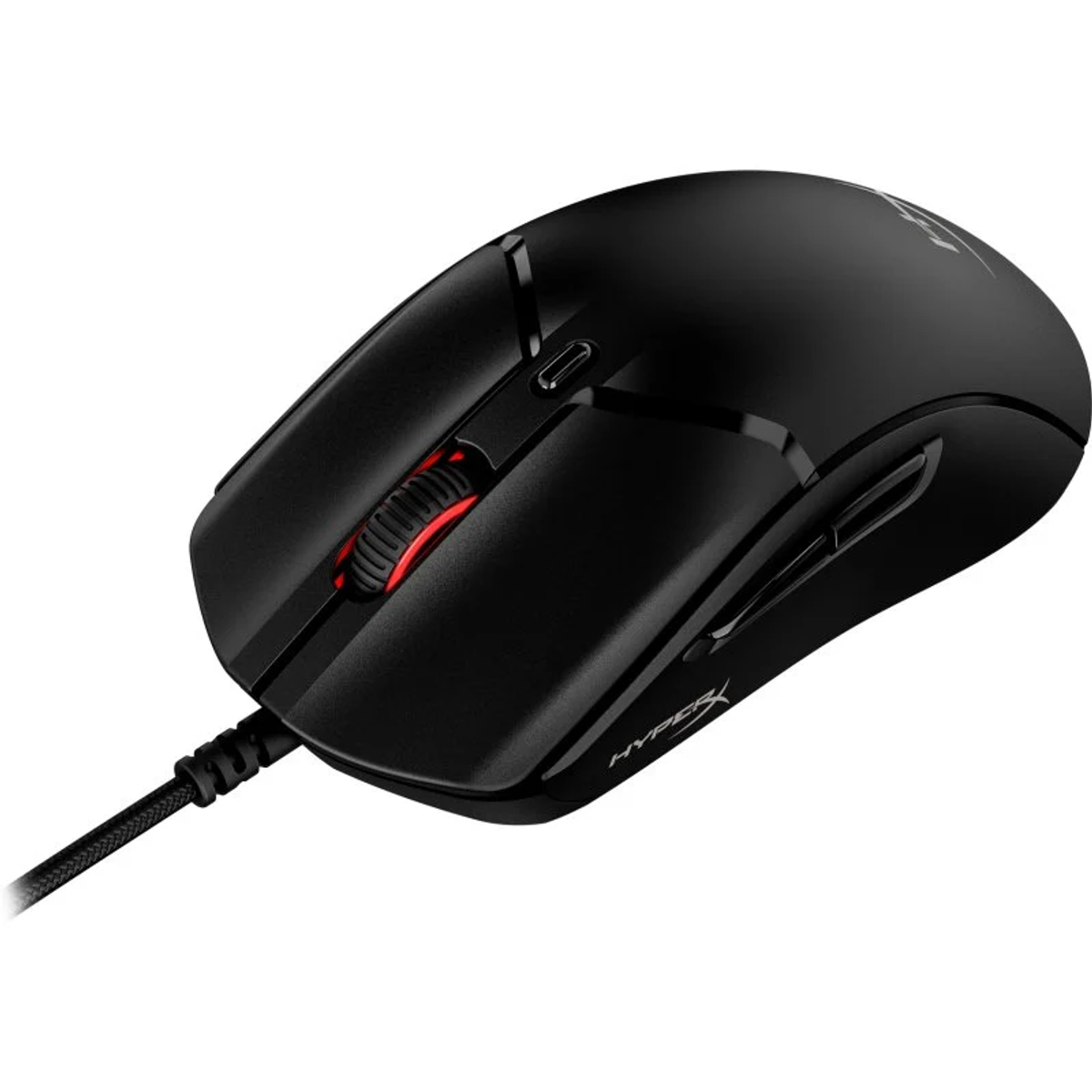 MOUSE GAMING HYPERX PULSEFIRE HASTE 2 WIRED, Collegamento USB, Ingresso: Otticamente a diodi laser, Scrolling a 2 direzioni, Risoluzione max 26000 dpi, Nero