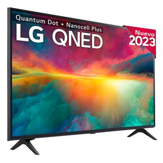 TV QNED 43" - LG 43QNED756RA, UHD 4K, Procesador Inteligente α5  4K Gen6, Smart TV, DVB-T2 (H.265), Azul ceniza