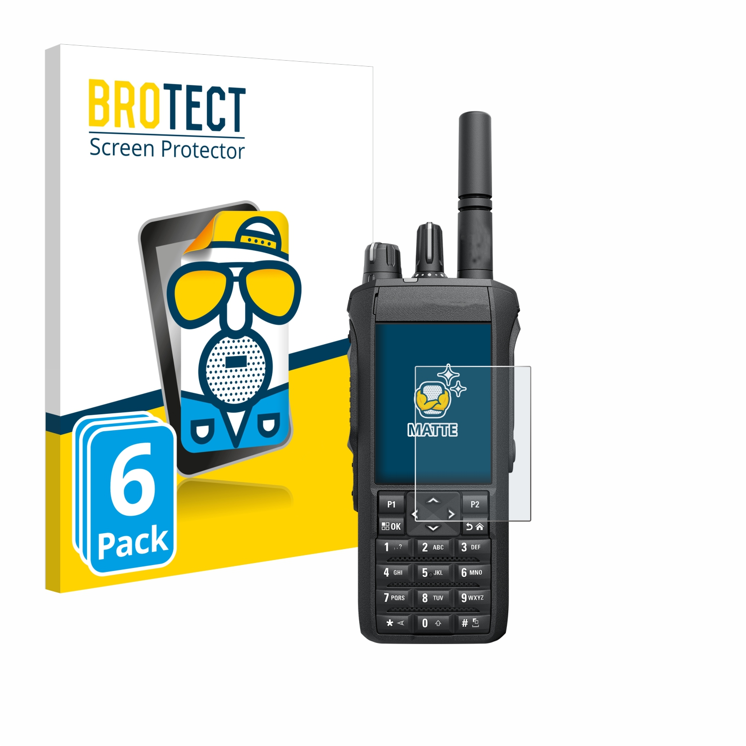 matte R7) BROTECT Schutzfolie(für Motorola 6x