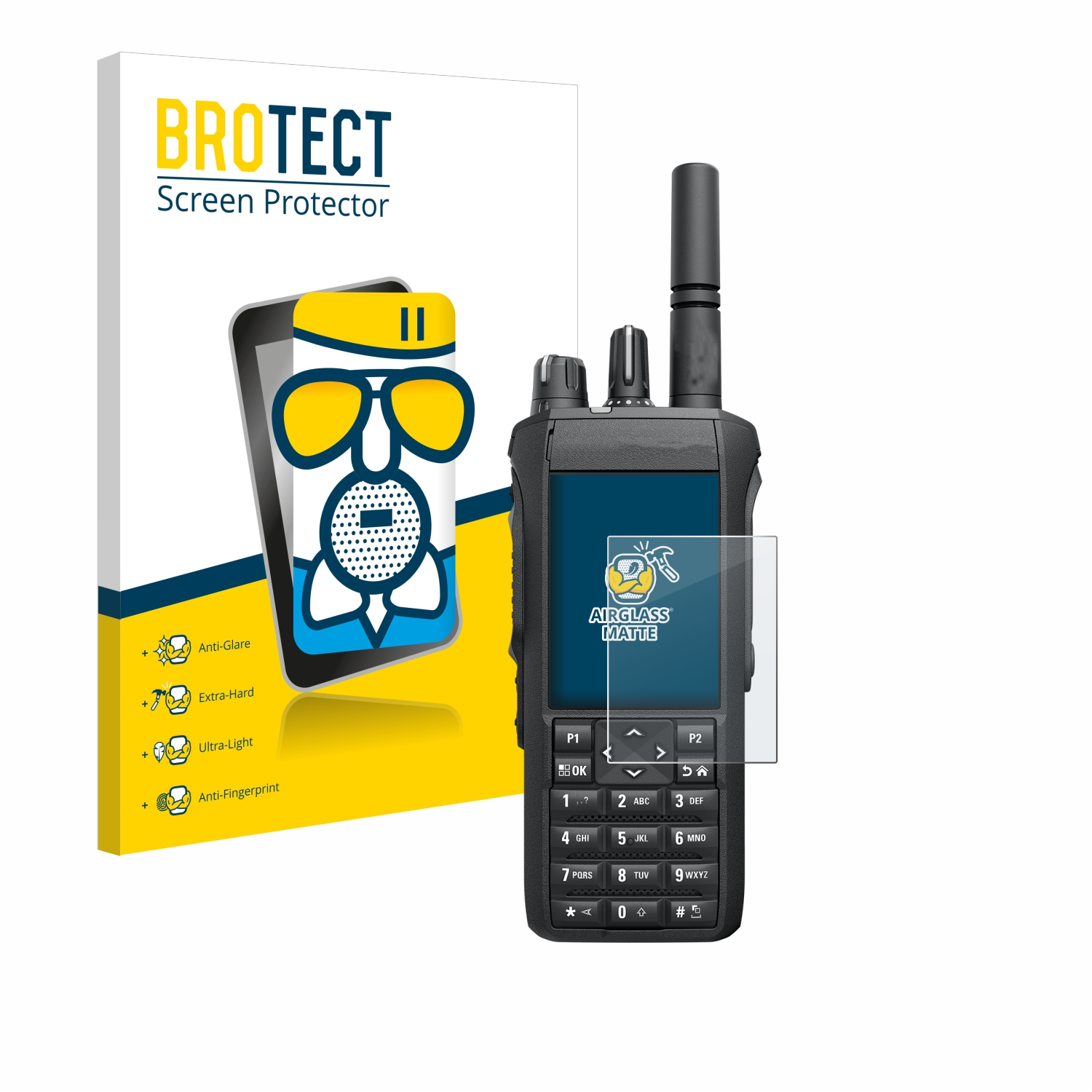 Schutzfolie(für Airglass BROTECT matte R7) Motorola