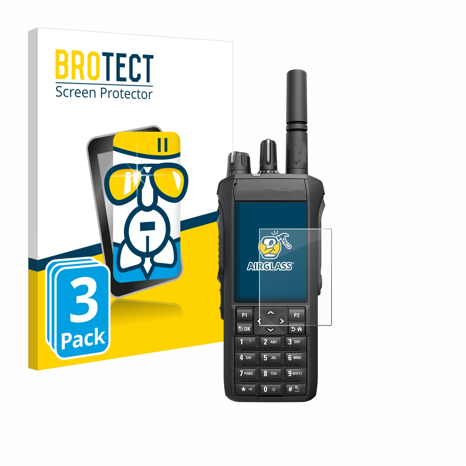 Motorola R7) Schutzfolie(für Airglass 3x klare BROTECT
