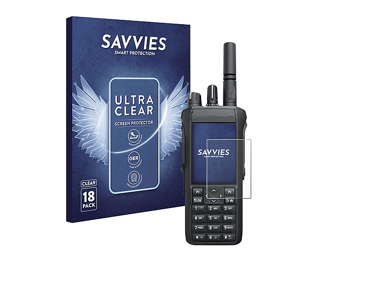 SAVVIES 18x klare Schutzfolie(für R7) Motorola