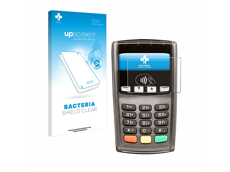 UPSCREEN antibakteriell klare Schutzfolie(für ingenico IPP220) | Schutzfolien & Schutzgläser