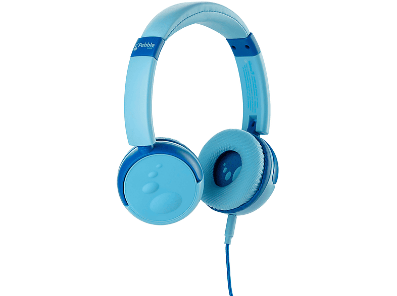 PEBBLE GEAR Kinderkopfhörer BLAU, On-ear Kopfhörer Blau