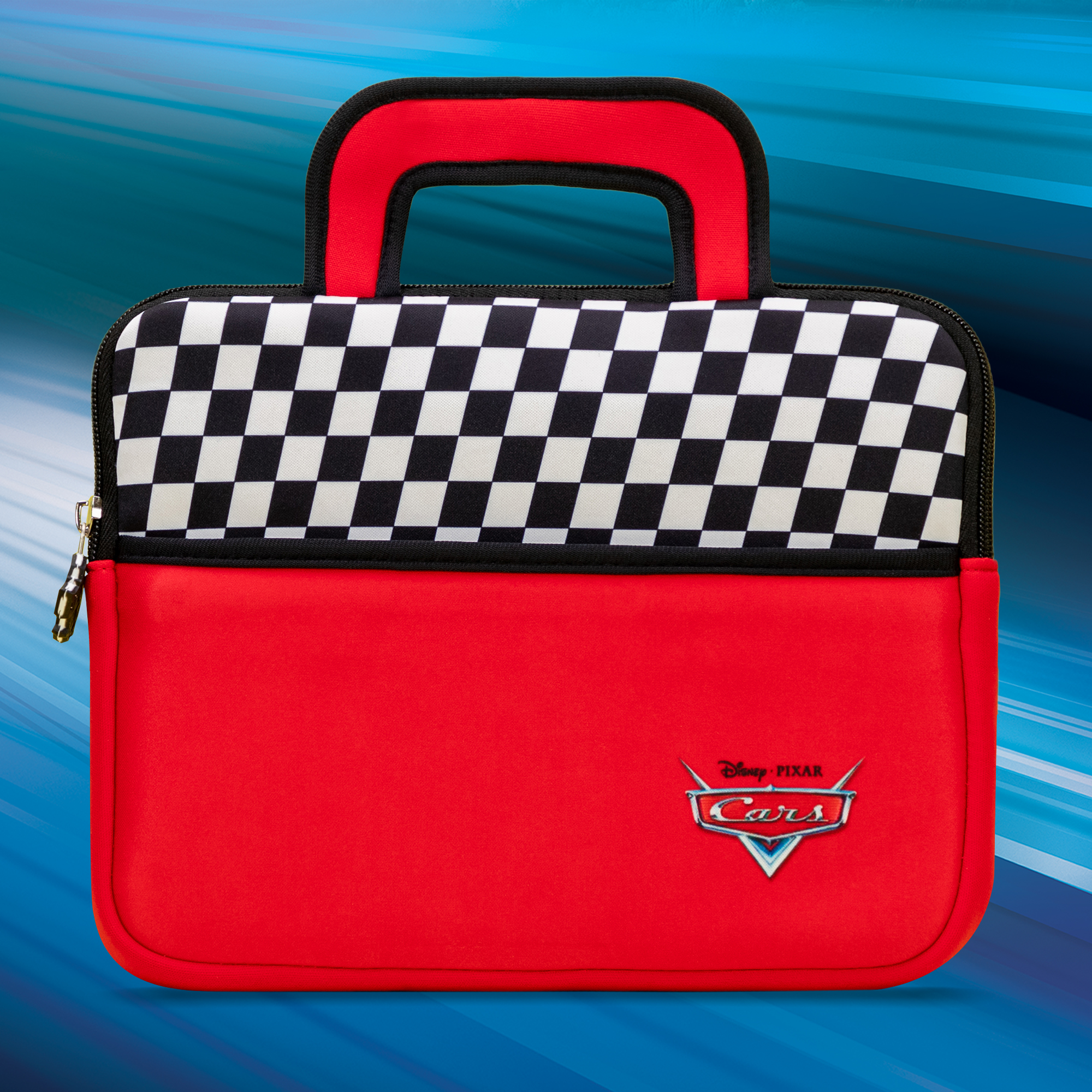 PEBBLE GEAR Disney Pixar Cars Neopren, Pebble Sleeve Kinder-Tragetasche Gear Tragetasche für Rot