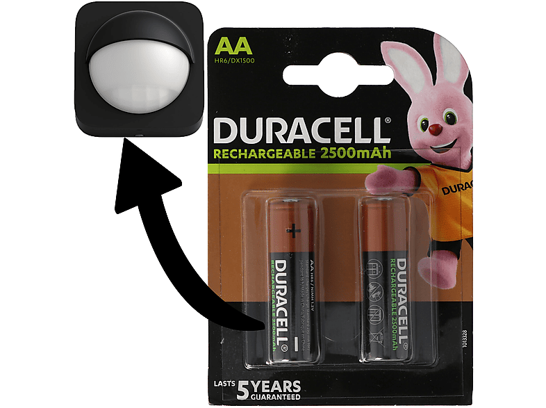 DURACELL Akku passend für Philips HUE Motion Outdoor Sensor NiMH ...