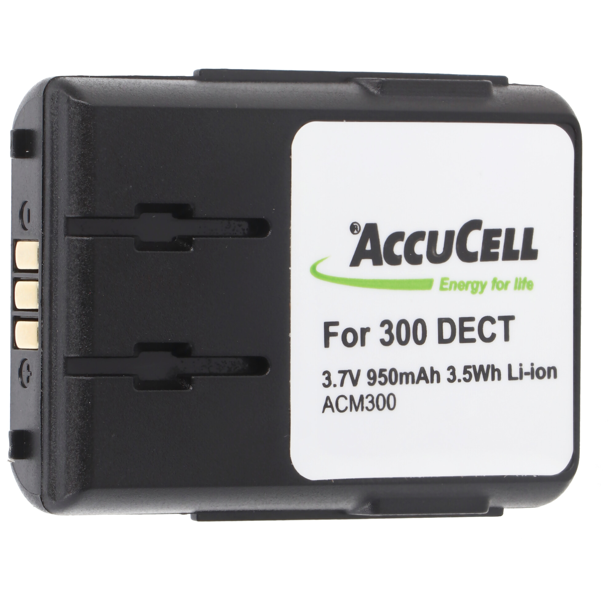 ACCUCELL Akku passend Alcatel 400 Akku Li-Ion max. Lithium-Ionen 950mAh DECT 950 300, 3BN66305AAAA000828, Mobile DECT-Akku, mAh - für