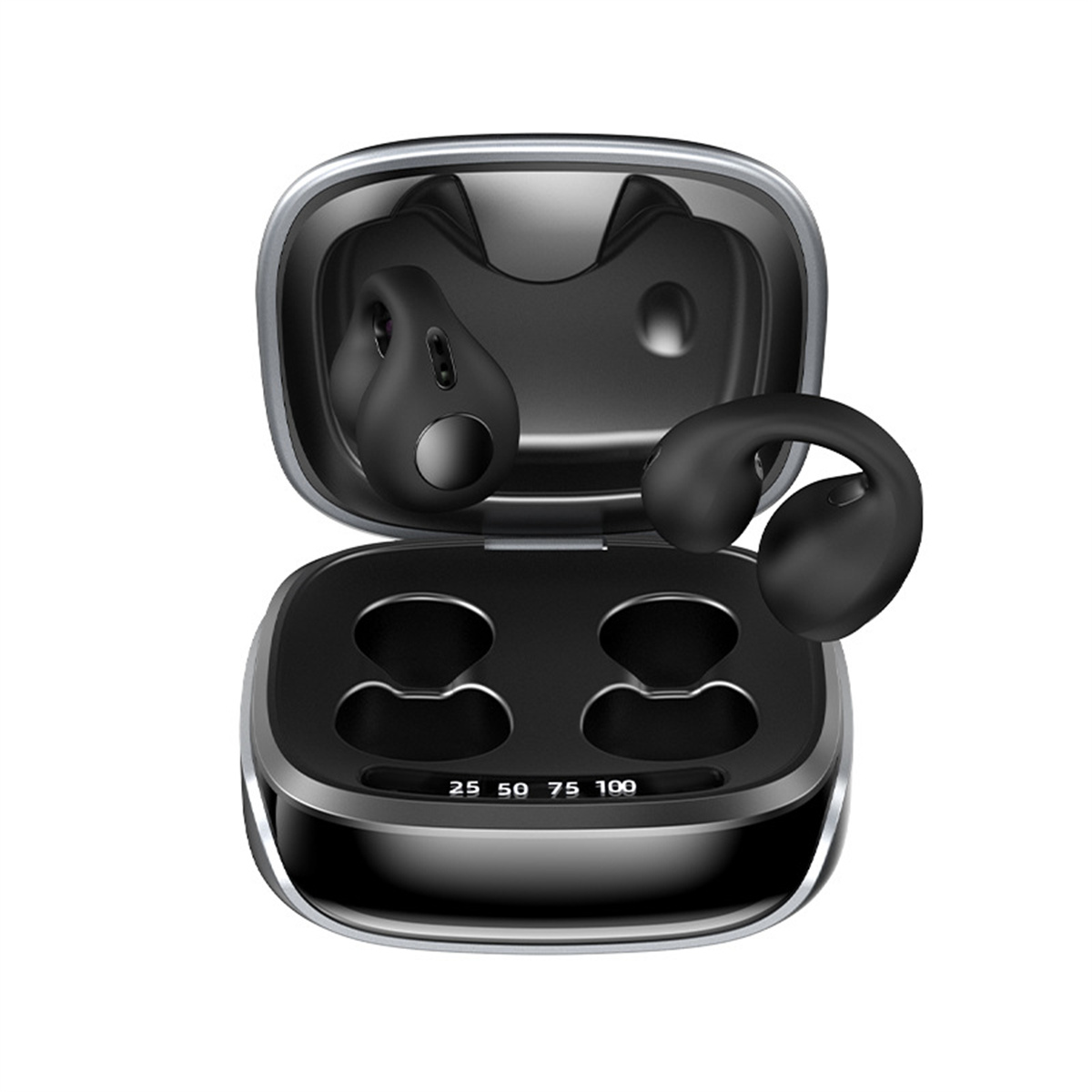 ENBAOXIN Gelbes drahtloses HD-Klangqualität, Kopfhörer Bluetooth-Headset schmerzfreies On-ear Tragen, Knochenleitung, - Bluetooth Bluetooth Gelb