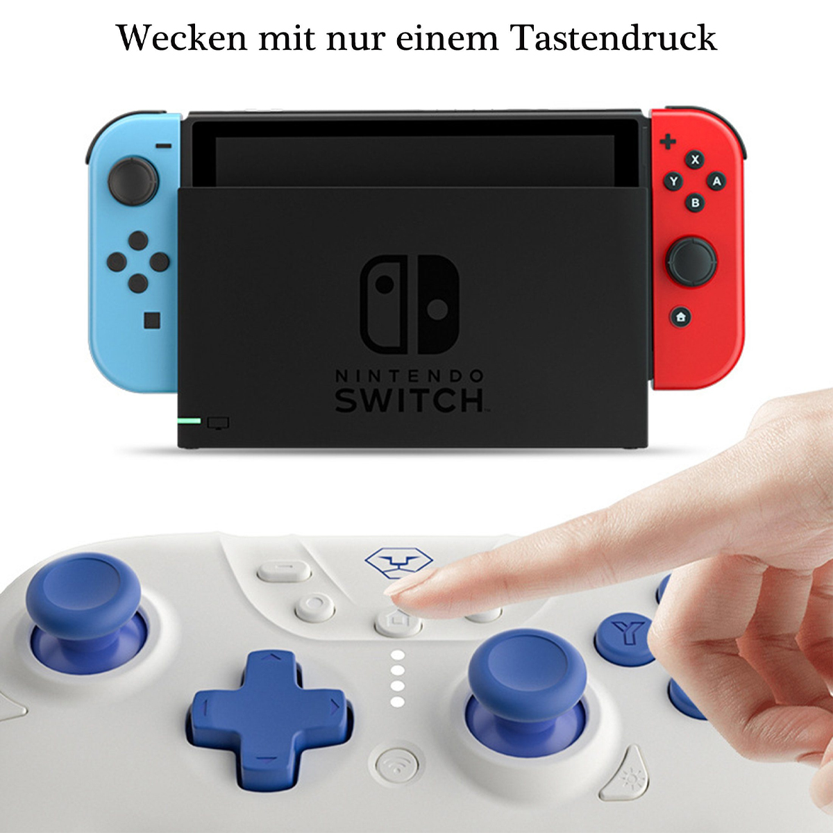 Spiel-Controller Switch-Controller Pro,Wireless,800mAh Gamepad RESPIEL für Switch Controller