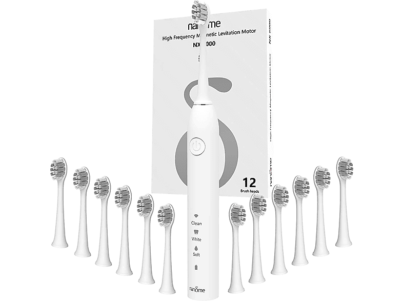 NANDME NX6000 Elektrische Zahnbürste weiß
