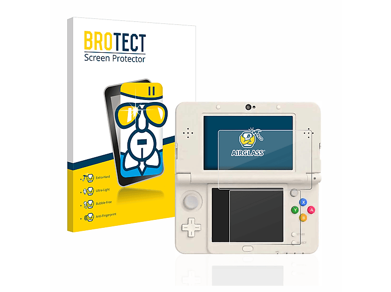 BROTECT Airglass klare Schutzfolie(für Nintendo New 3DS)