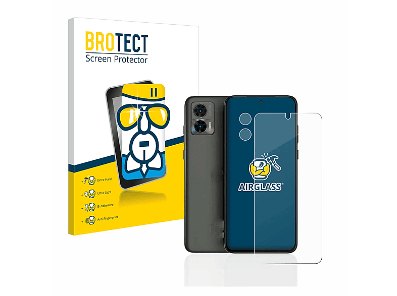 BROTECT Motorola Schutzfolie(für Neo) 30 klare Edge Airglass