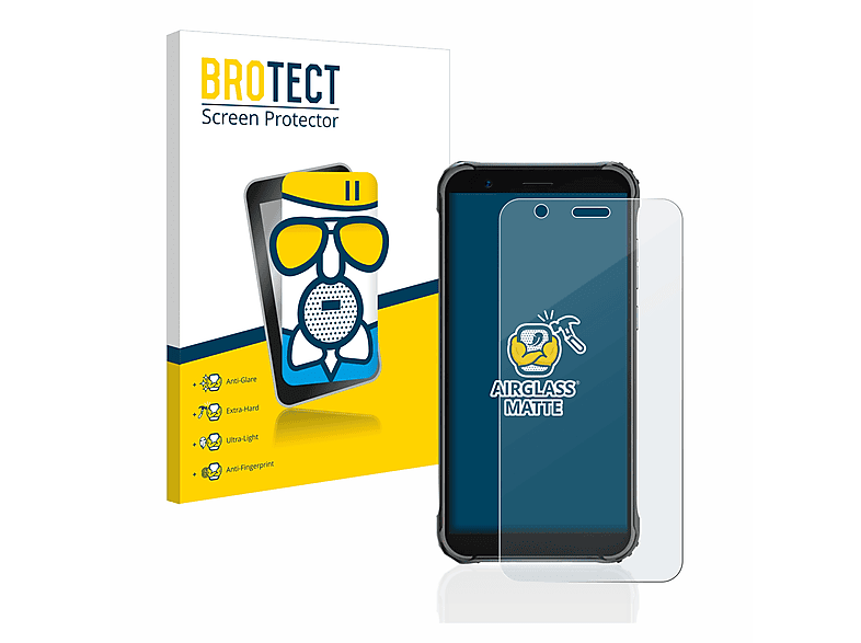 BROTECT Airglass matte Pro) Schutzfolie(für Blackview BV4900