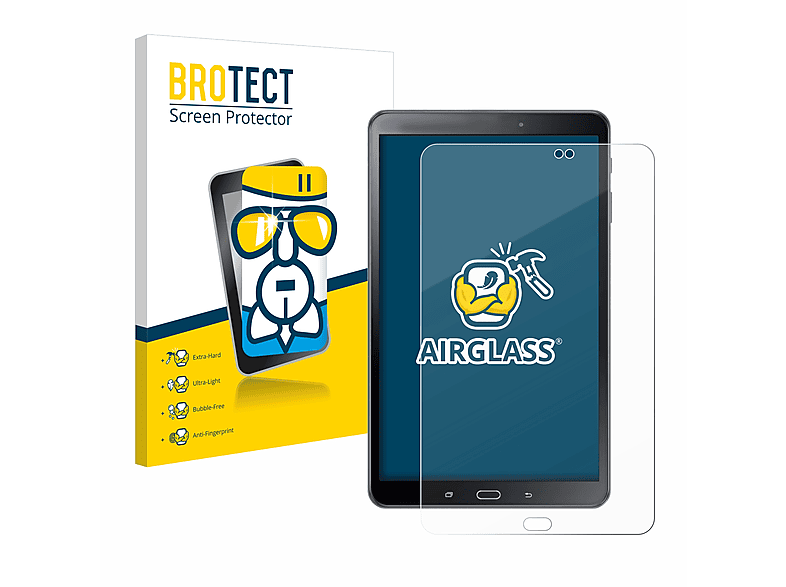 SM-T585) klare Galaxy Tab Schutzfolie(für Samsung BROTECT A 2016 10.1 Airglass