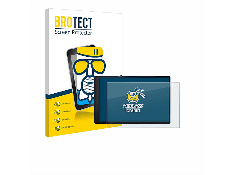 BROTECT AirGlass Matte Panzerfolie Für Interphone RideSync – Entspiegelt, Kratzfest 9H, Anti-Fingerprint, Made In Germany