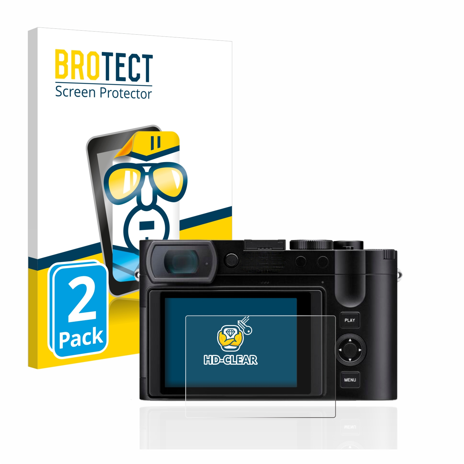 BROTECT 2x Q3) Leica klare Schutzfolie(für