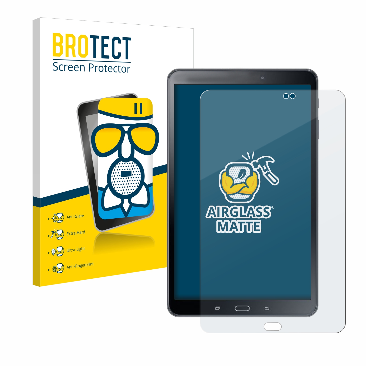 BROTECT Airglass matte Schutzfolie(für Samsung A Tab Galaxy 2016 10.1 SM-T585)
