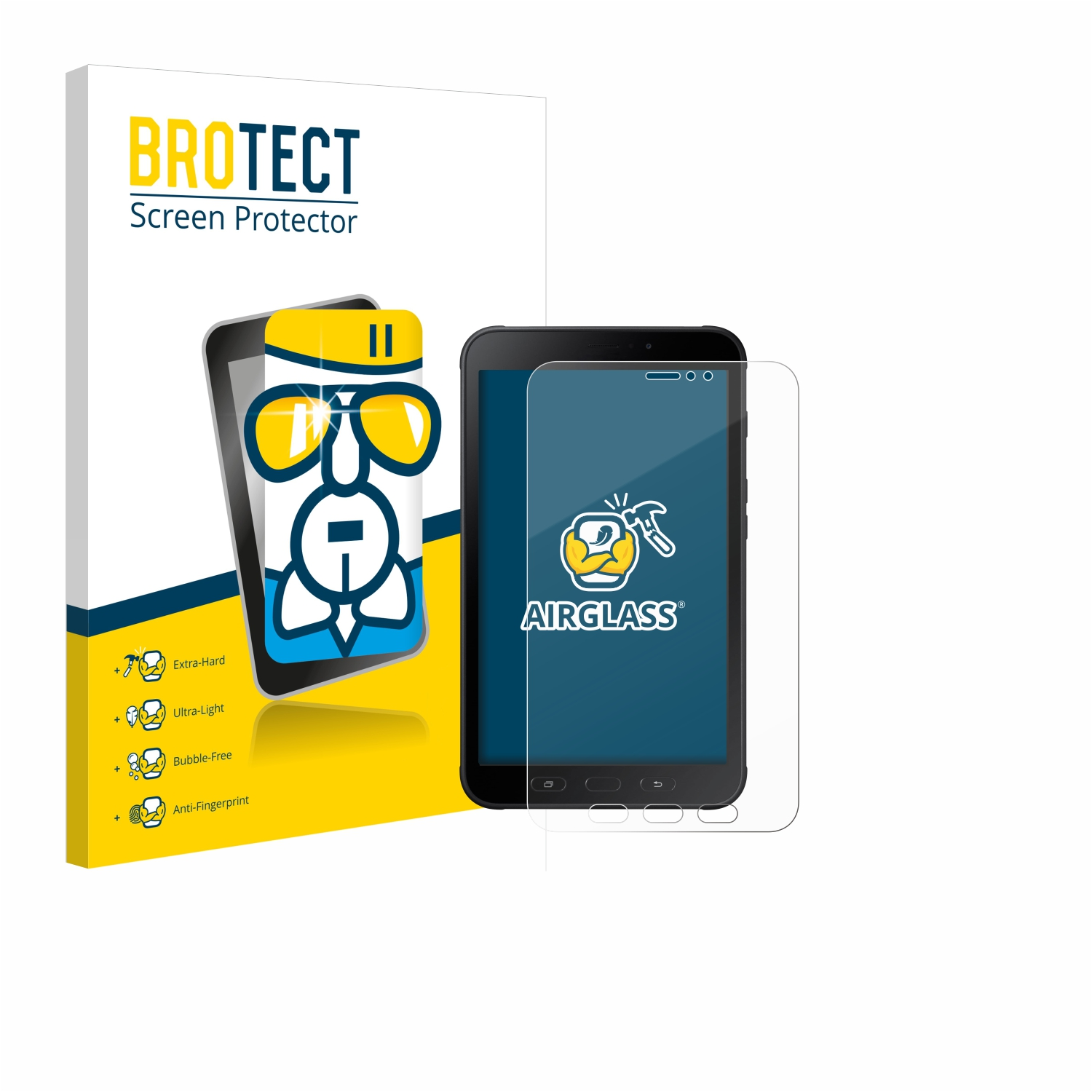 BROTECT Airglass klare Active Galaxy 2) Tab Samsung Schutzfolie(für