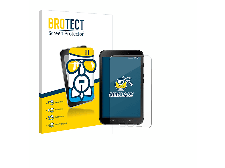 BROTECT Airglass klare Schutzfolie(für Samsung Galaxy Tab Active 2)