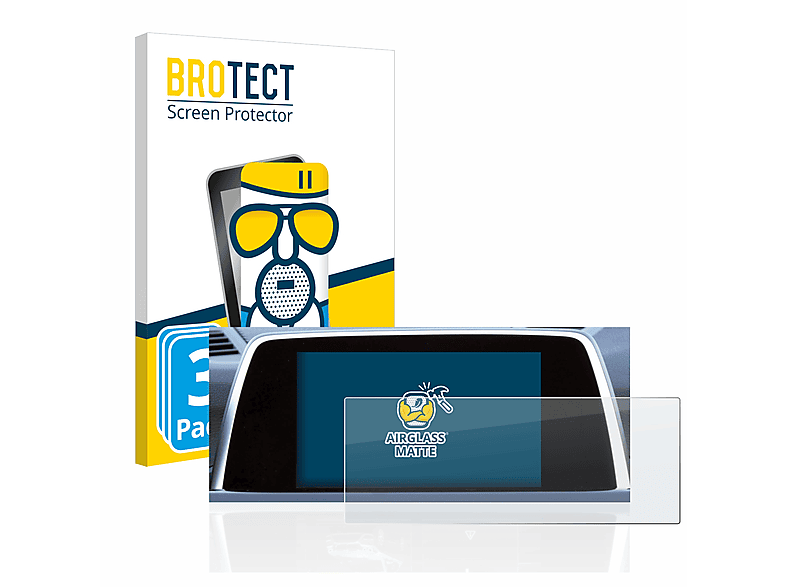 BROTECT 3x Airglass matte Schutzfolie(für Coupe Pro 2011 6 iDrive F13 10.2\