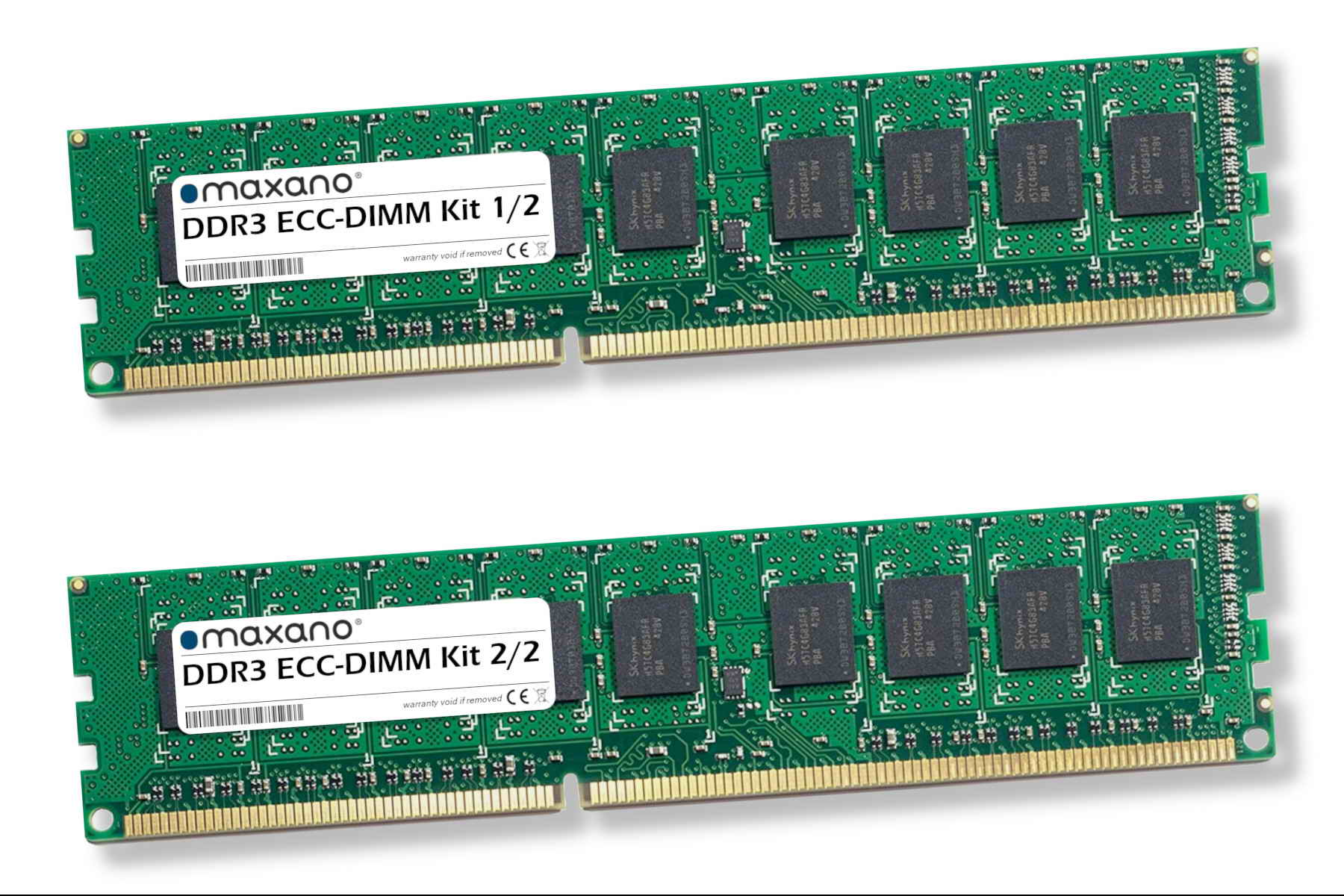 MAXANO 8GB Kit 2x Arbeitsspeicher RAM ECC-DIMM) für GB RackStation 4GB SDRAM RS3617xs (PC3-12800 Synology 8