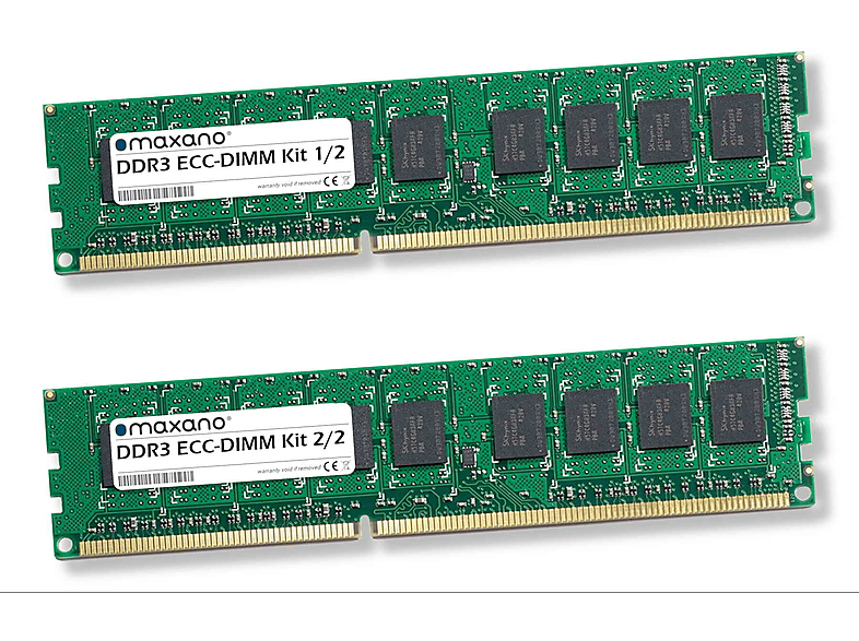 MAXANO 16GB Kit 2x 8GB RAM für QNAP TS-870U-RP (PC3-12800 ECC-DIMM) Arbeitsspeicher 16 GB SDRAM