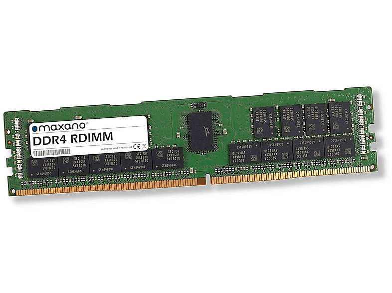 MAXANO 16GB RAM für Fujitsu (Siemens) Primergy RX2540 M1 (D3289) (PC4-17000 RDIMM) Arbeitsspeicher 16 GB SDRAM