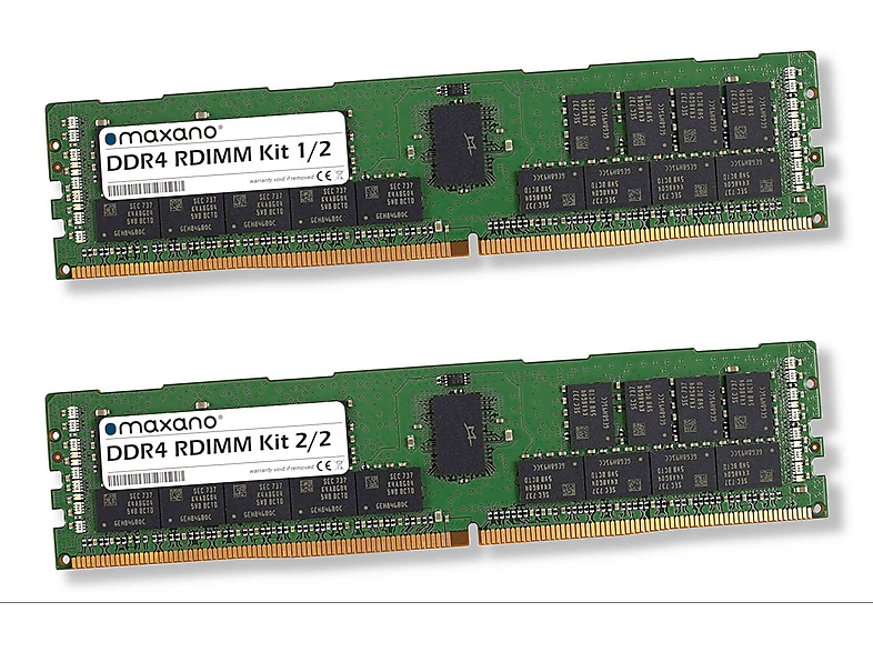 8GB für (PC4-21300 Arbeitsspeicher MAXANO 16GB 2x FlashStation RDIMM) Kit RAM 16 GB Synology FS3400 SDRAM