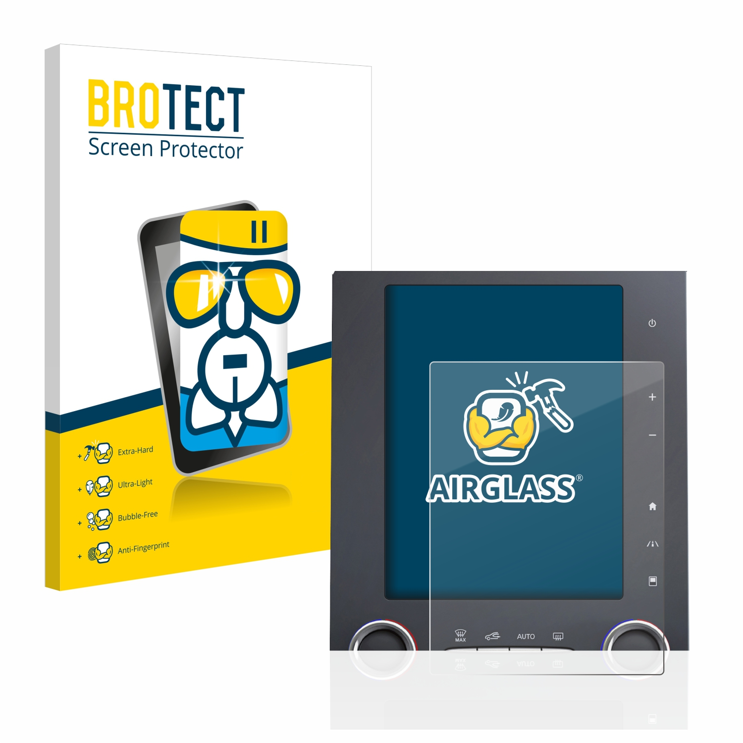 BROTECT Airglass klare Schutzfolie(für Renault GT 2 8.7\