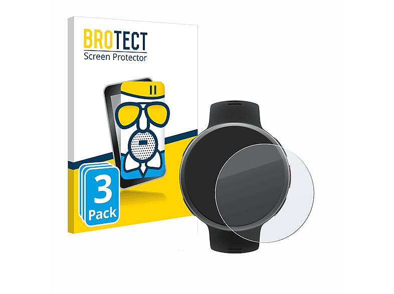 BROTECT 3x Airglass matte Schutzfolie(für Polar Vantage V2)