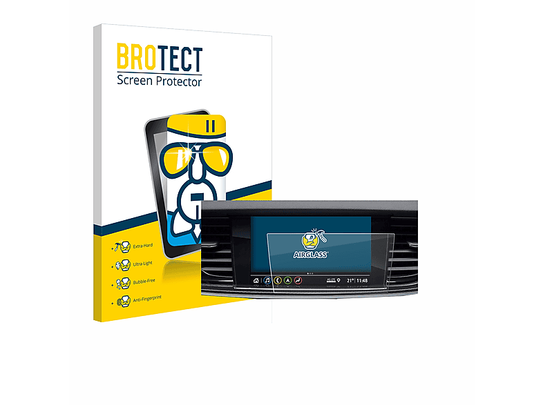 BROTECT Airglass klare Schutzfolie(für Opel Navi 2017 8\