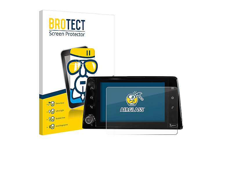 BROTECT Airglass klare Schutzfolie(für Peugeot Rifter 2019 Infotainment System)