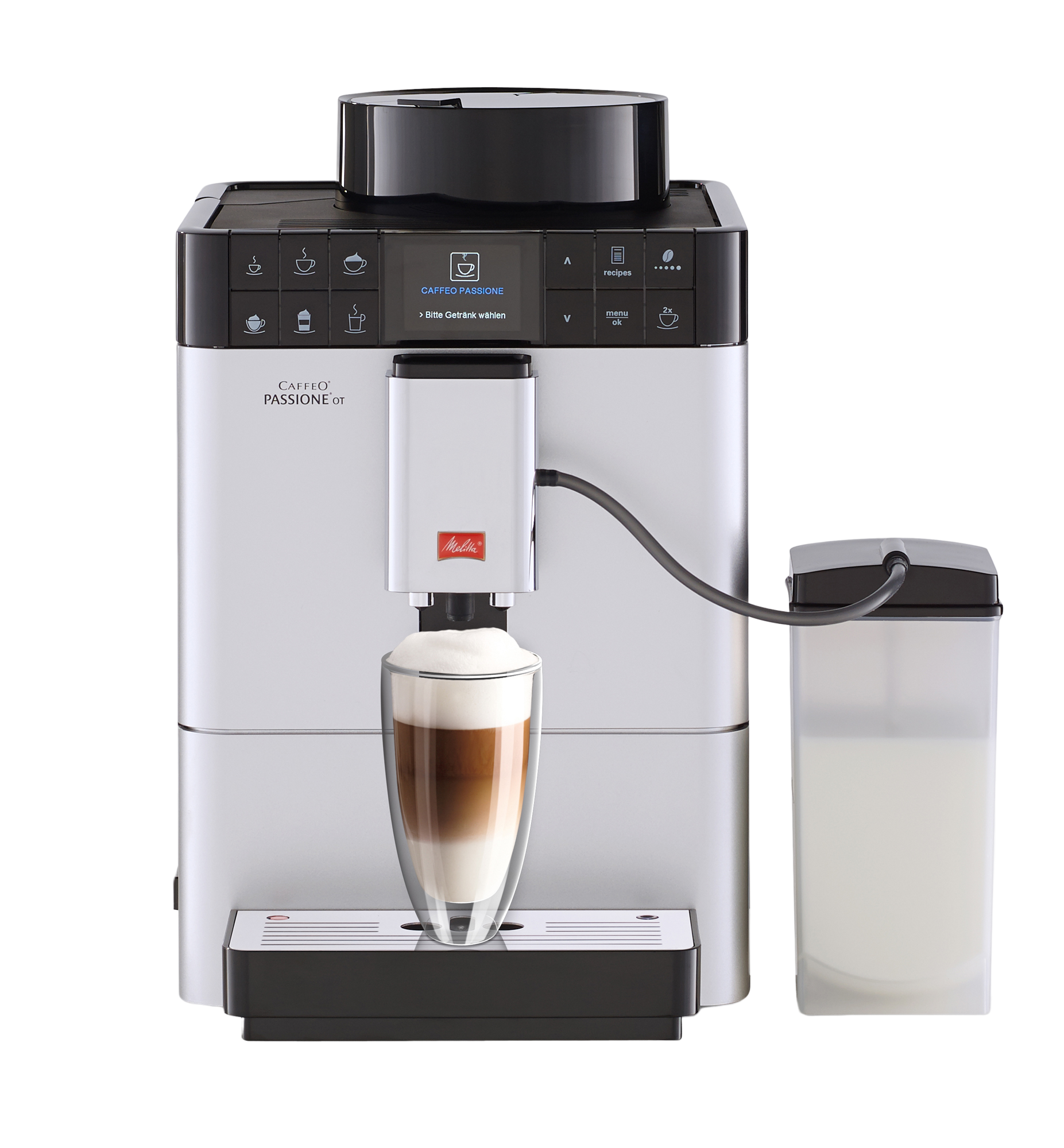 MELITTA F531-101 Kaffeevollautomat Silber