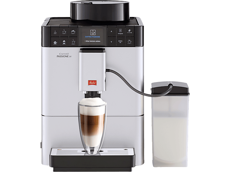MELITTA F 530/1-101 CAFFEO PASSIONE ONE TOUCH SILBER Kaffeevollautomat ...
