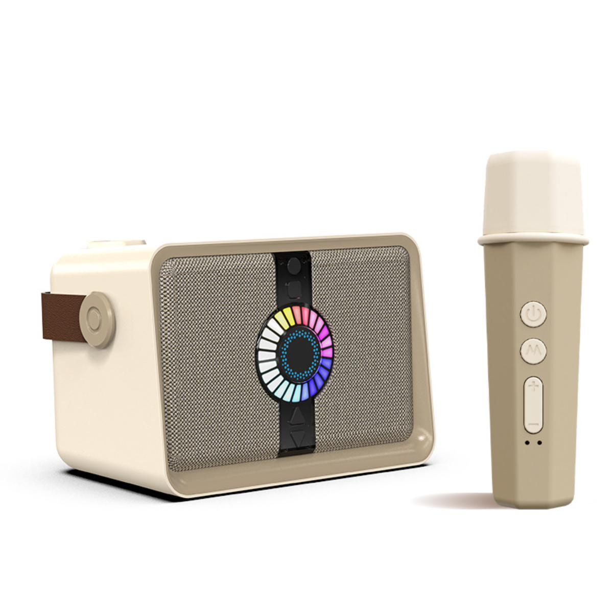 ENBAOXIN Drahtloser Lautsprecher Grün Bluetooth-Lautsprecher Grün Sound Bluetooth-Lautsprecher, Drahtloses Mikrofon Praxis